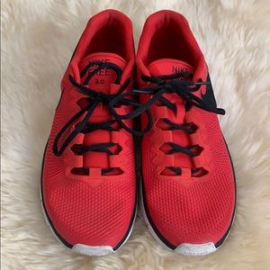 Nike Men’s Free 3.0 Red Size 9